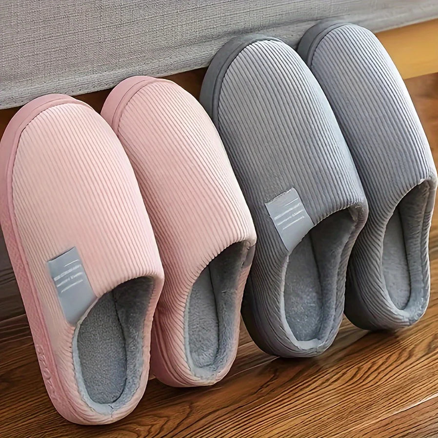 Cozy  Non-Slip Slippers for Men - Perfect for Couples, Home, and All Seasons