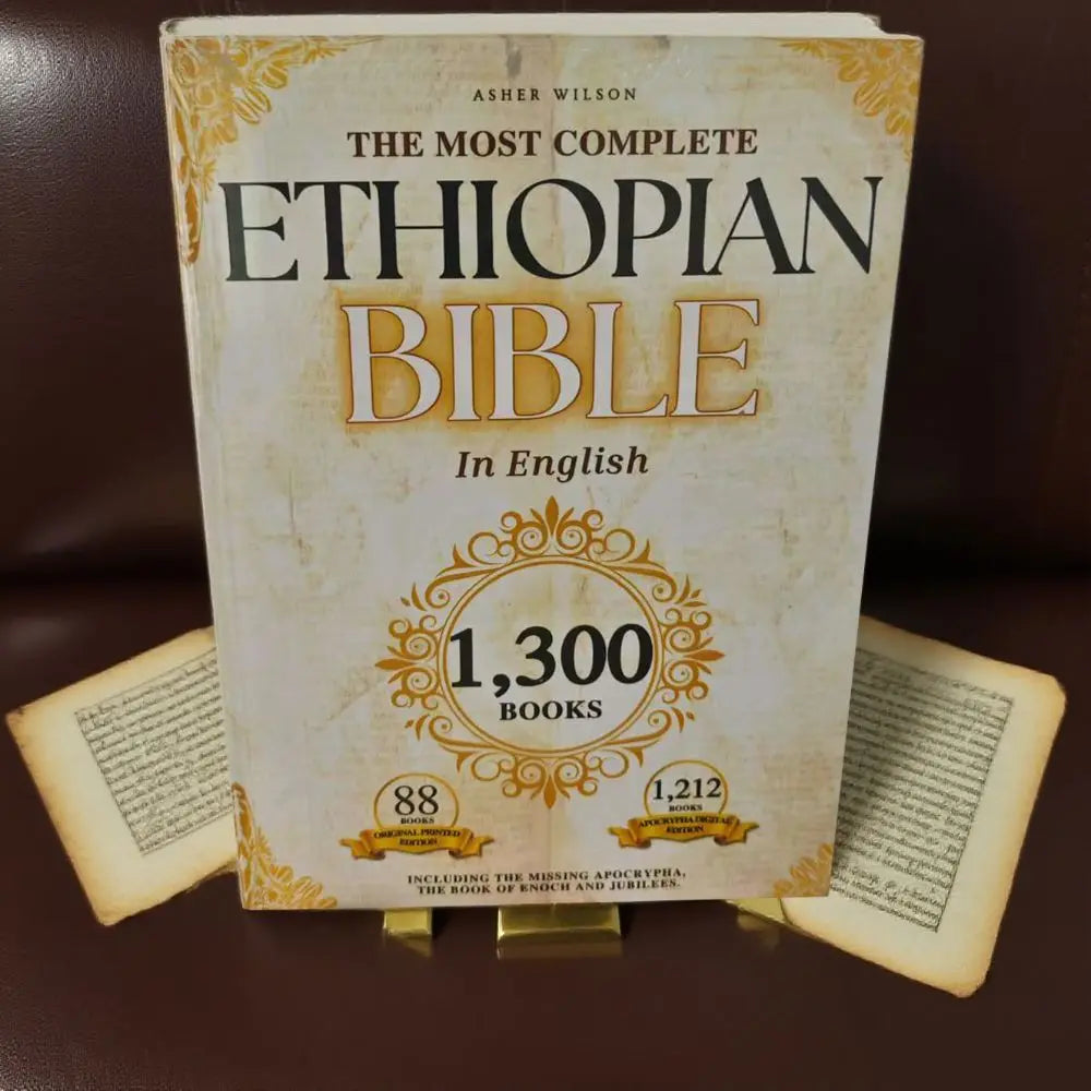 Ancient 88 Passages Ethiopian Bible Complete Collection Ancient Texts Missing Apocrypha Spiritual Two Volume English Bible Gifts