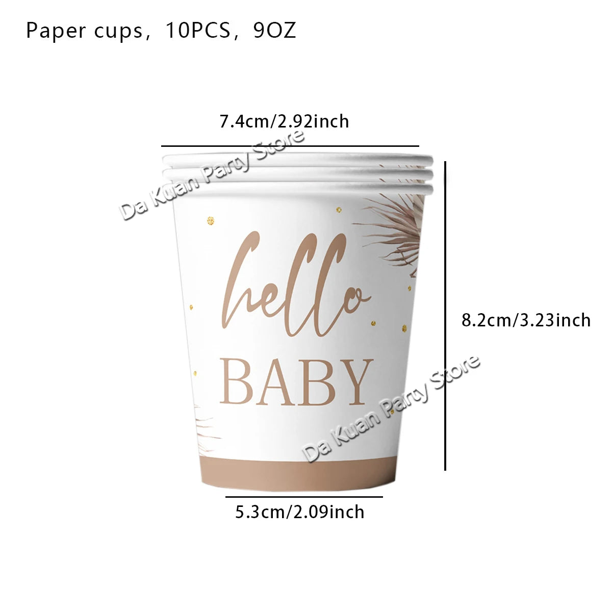 Welcome Hello Baby Girl Boy Banner Flags Garland Balloons for Baby Shower Birthday Gender Reveal Party Background Decoration