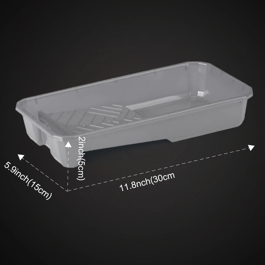 4-piece set of economical paint trays with 3 disposable liners for convenient and time-saving quick construction.