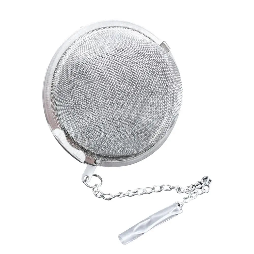 Tea Ball Stainless Steel Tea Infuser Stainless Steel Mesh Tea Ball Tea Strainers With Chain Seasoning Spices Strainers Filters