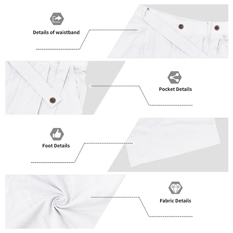Men's Loose Fit Linen 2 Piece Outfit Solid Color Casual Long Sleeve Hooded Shirt & Long Pants Breathable Suit