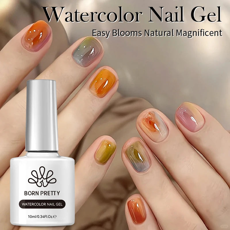 BORN PRETTY 10ml Gel Nail Polish Gel 130 Colors Semi Permanent Solid Nail Gel Varnish Soak Off UV Gel for Base Top Coat