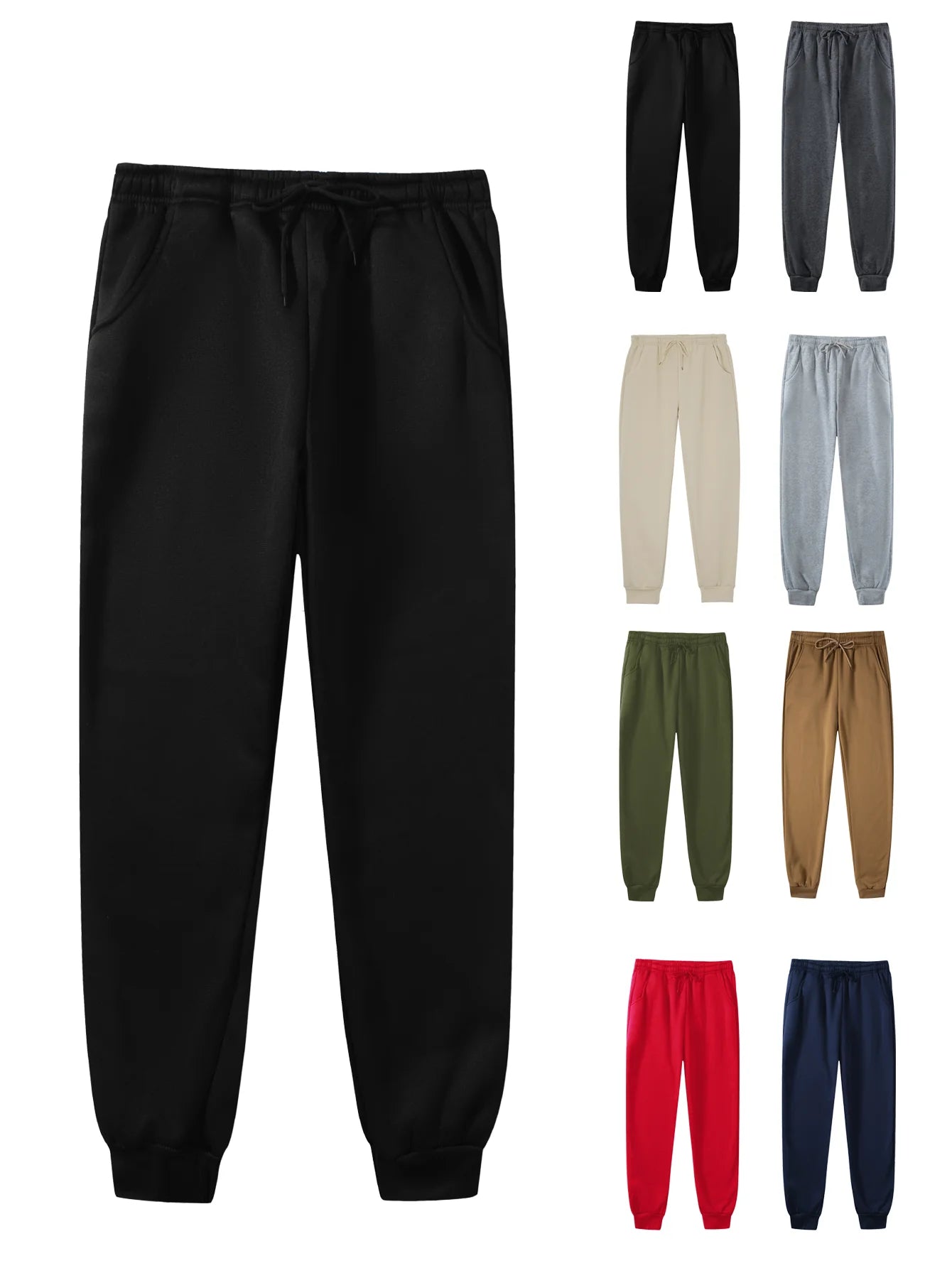 Mens Jogging Sports Pants Spring Autumn  Sweatpants Men Sports Gym Trousers Fashion Solid Color Casual Workout Long Pants