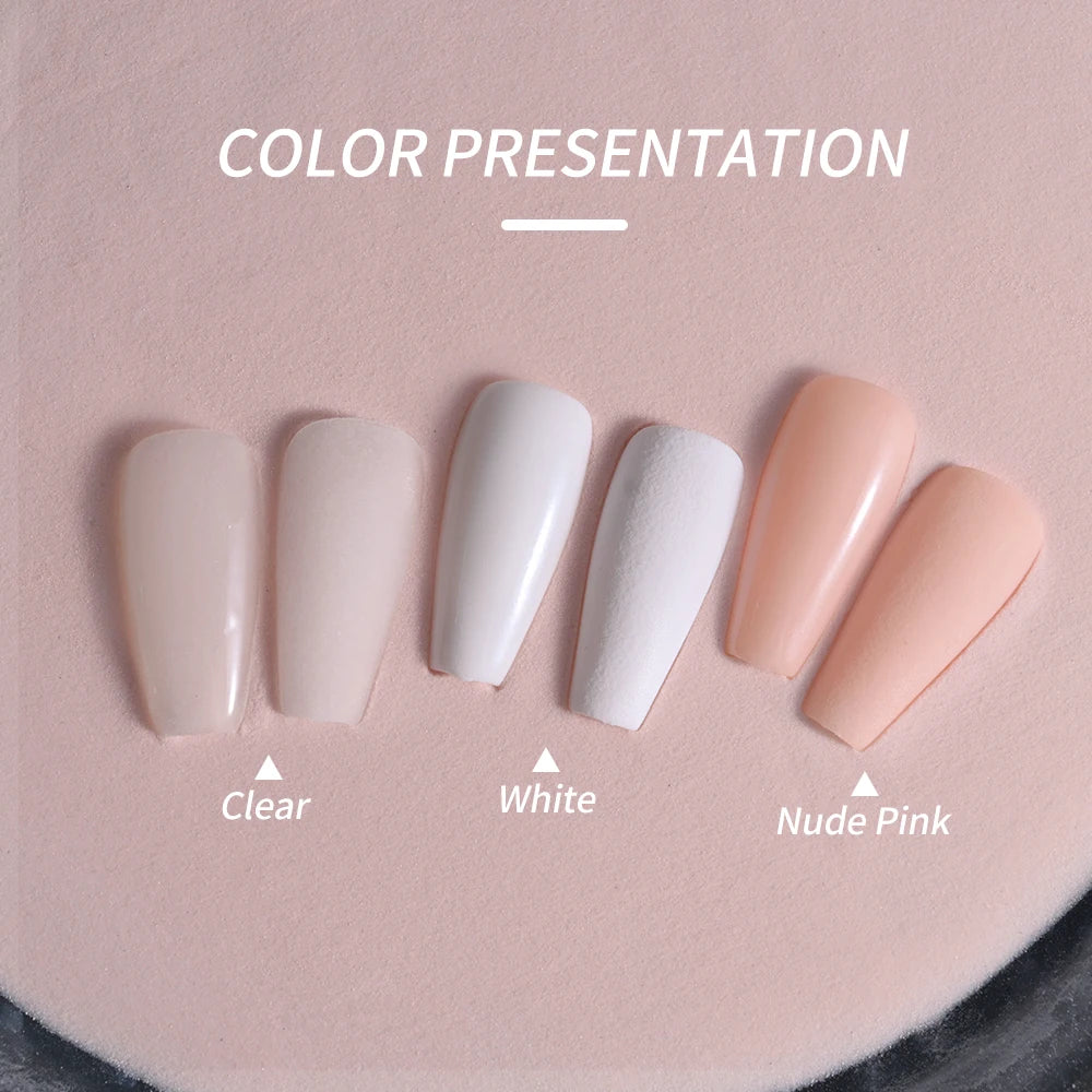 Crystal Powder Set Nail Acrylic Powder and Liquid Monomer Nails Art Decoration For Manicure Crystal Nail Glitter 3D Nail Tools