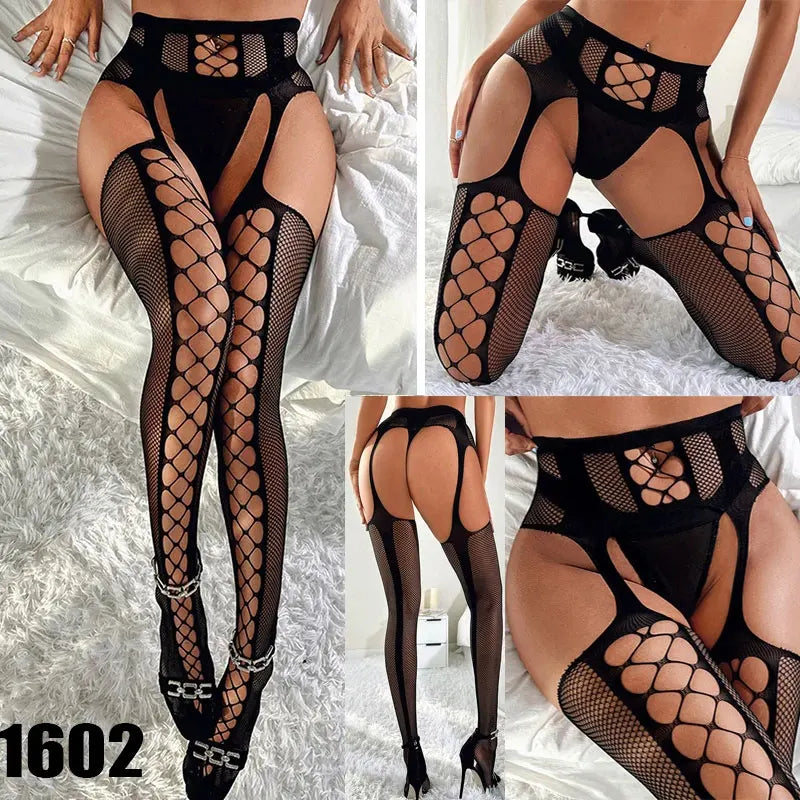 Girls Tights Women Sexy Retro Gothic Kawaii Cross Print Club Stockings Nylon Socks Fishnet Pantyhose