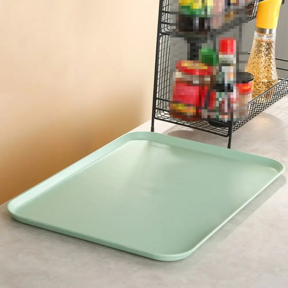 Multiple Colors Rectangular Plastic Pallet Tray Food Bread Pan Storage Tray Hotel Service Tray Dessert Pallet Hotel Service Tray