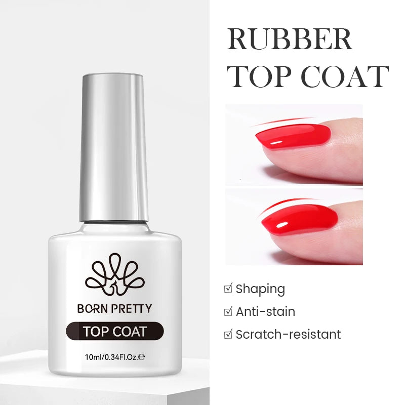 BORN PRETTY 10ml Gel Nail Polish Gel 130 Colors Semi Permanent Solid Nail Gel Varnish Soak Off UV Gel for Base Top Coat