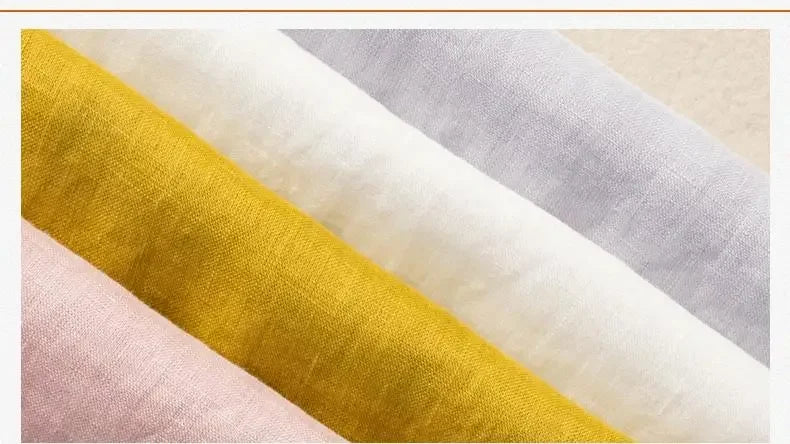Short-sleeved Linen Tops with Folded Buttons of Artistic Retro Cotton Linen T-shirts Versatile Loose Embroidery 2025 Summer Tops
