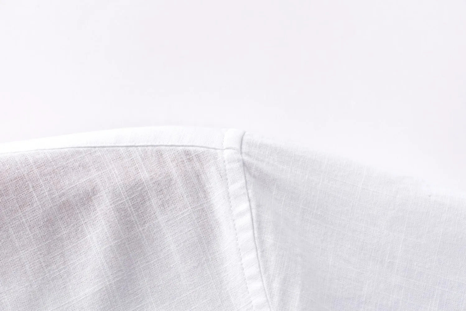 Premium Linen Long-Staple Cotton Shirt Men's Casual Long Sleeve Solid Color Breathable Slim Fit Business Social Blouse Tops