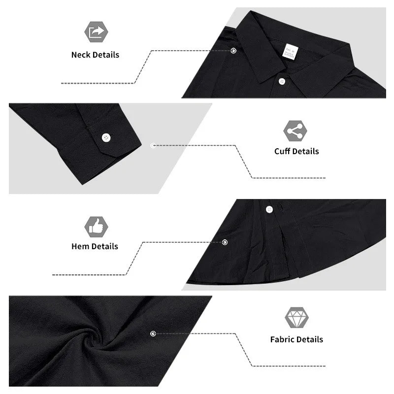 Men's Loose Fit Linen 2 Piece Outfit Solid Color Casual Long Sleeve Hooded Shirt & Long Pants Breathable Suit