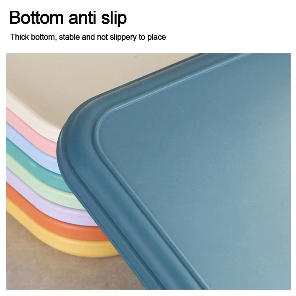Multiple Colors Rectangular Plastic Pallet Tray Food Bread Pan Storage Tray Hotel Service Tray Dessert Pallet Hotel Service Tray