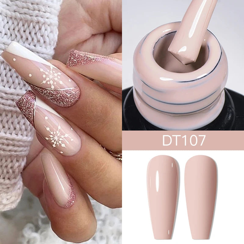 7ml Thermal Gel Nail Polish 3 Layers Temperature Color Changing Gel Winter Grey Semi Permanent Soak Off Nails Art UV Gel Varnish