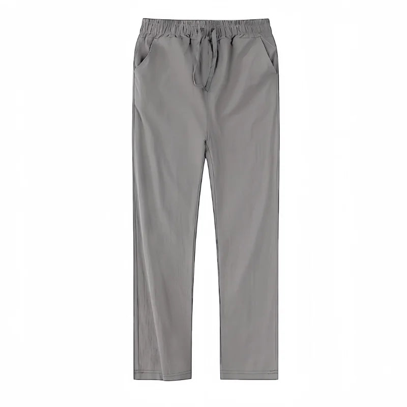 Boho Cotton Linen Pants for Men New Summer Lightweight Loose Fit Casual Sweatpants for Walking Jogger Trousers Work