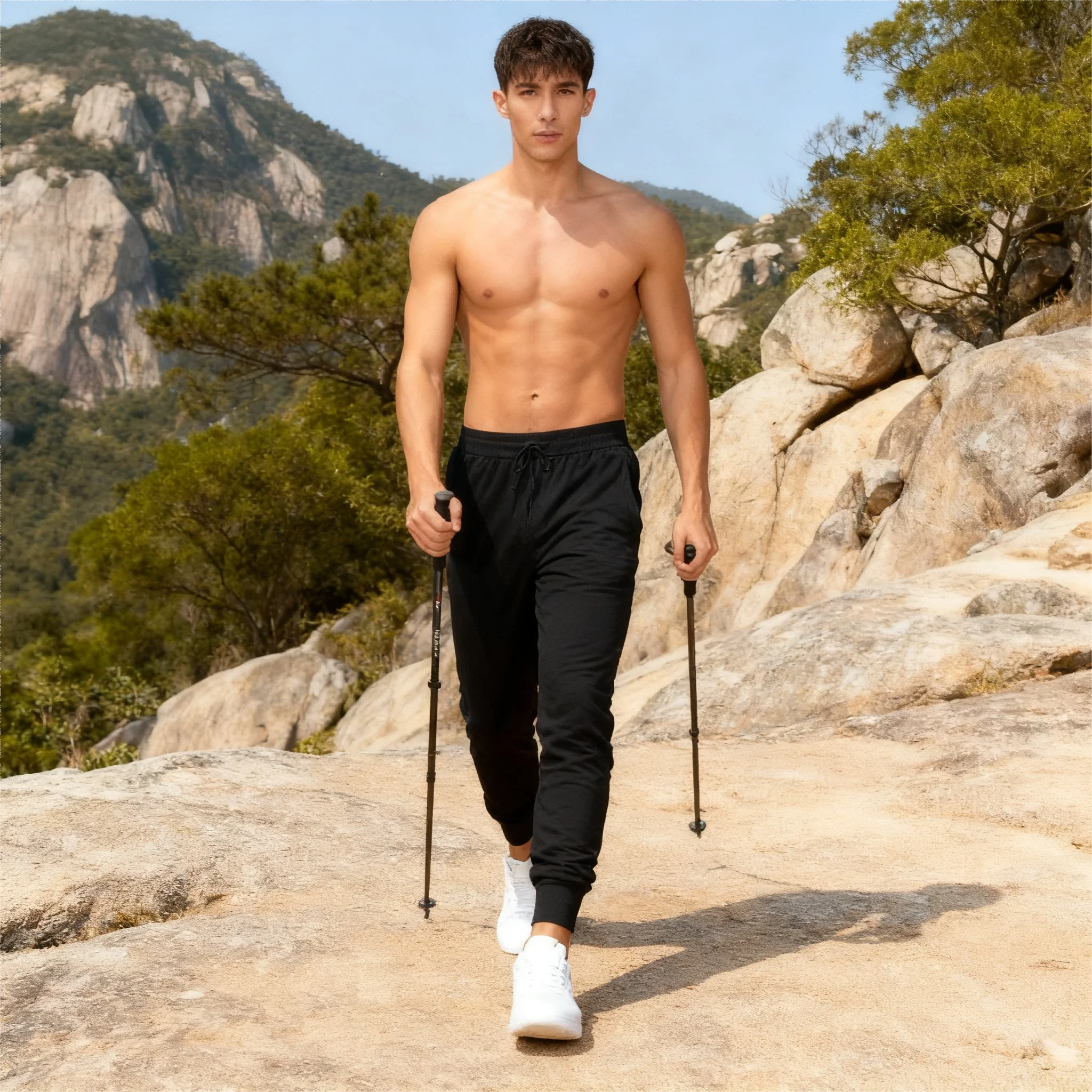 Gym Sport Trousers For Men Autumn and Winter Casual Jogging Pants Sweatpants for Soft and Comfortable Workout Jogging Long Pant