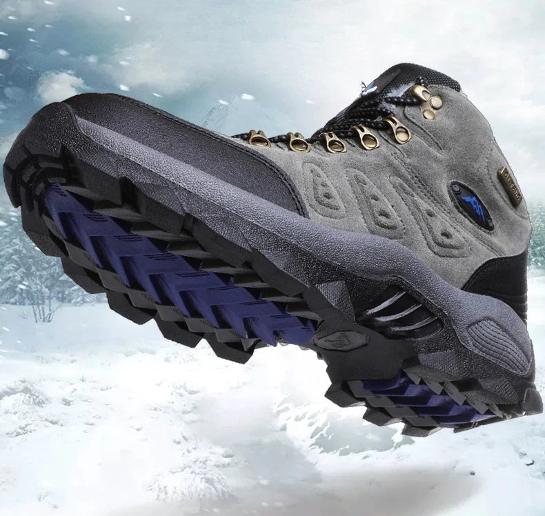 High-top Boots Men Comfortable Wear-resistant Anti-slip Breathable Hiking Boots Men Thick-soled Casual Sport Shoes Men