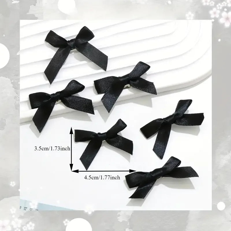 30 Pieces Y2K Style Mini Bow Hair Clip Set - Cute And Sweet Anti Slip Ribbon Hair Clip Suitable For All Hairstyles