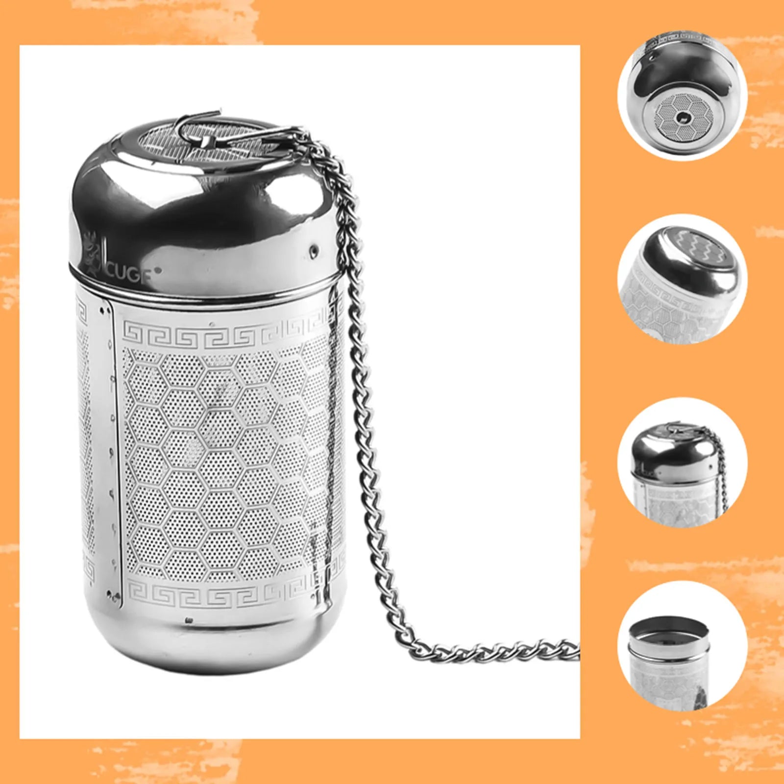 Mesh Tea Infuser Ball Made of Stainless Steel Suitable for Various Containers Great for Iced Tea and Custom Seasonings