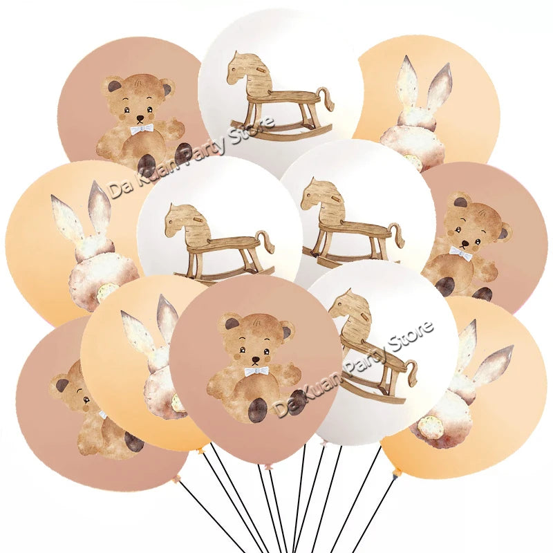 Welcome Hello Baby Girl Boy Banner Flags Garland Balloons for Baby Shower Birthday Gender Reveal Party Background Decoration