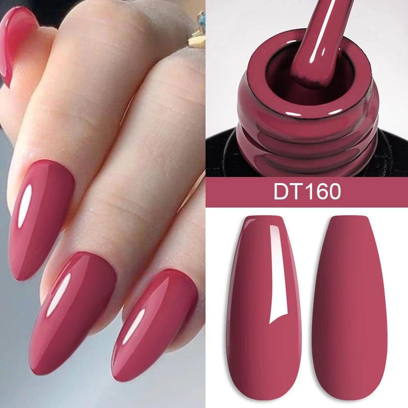 7ml Thermal Gel Nail Polish 3 Layers Temperature Color Changing Gel Winter Grey Semi Permanent Soak Off Nails Art UV Gel Varnish
