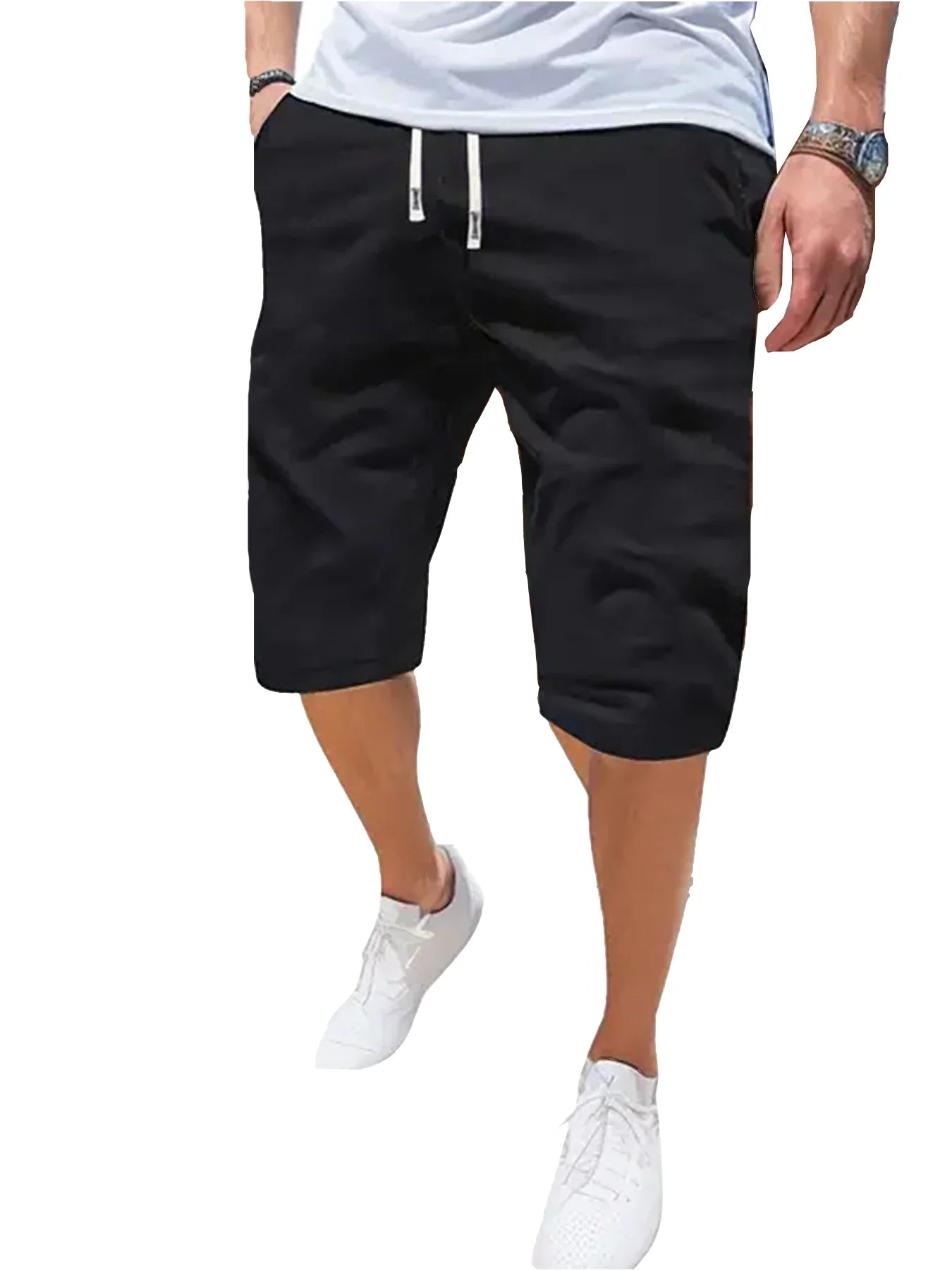 Men's Sports Shorts Breathable Thin Loose Casual Shorts Fashion Beach Comfortable Five Pants Outdoor Running Fitness Short Pants