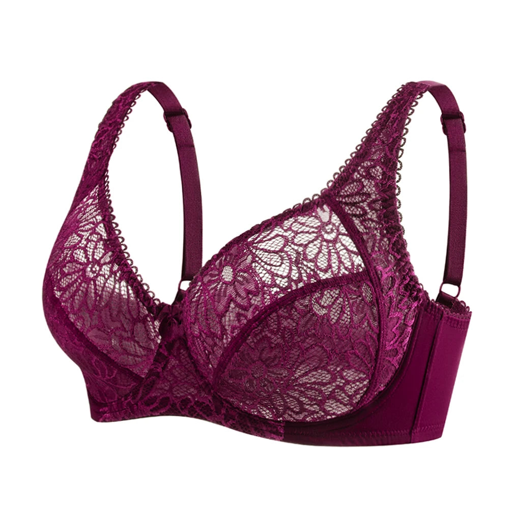 Bras For Women Lace Modern Ladies Plus Size Brassiere Underwear Sexy Lingerie BH Tops C D DD E F Cup